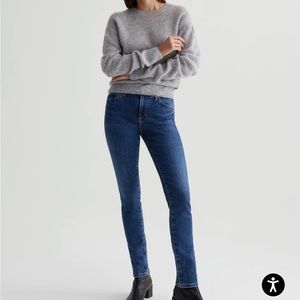 AG Prima Cigarette in Dark Indigo Vapor Wash Size 29